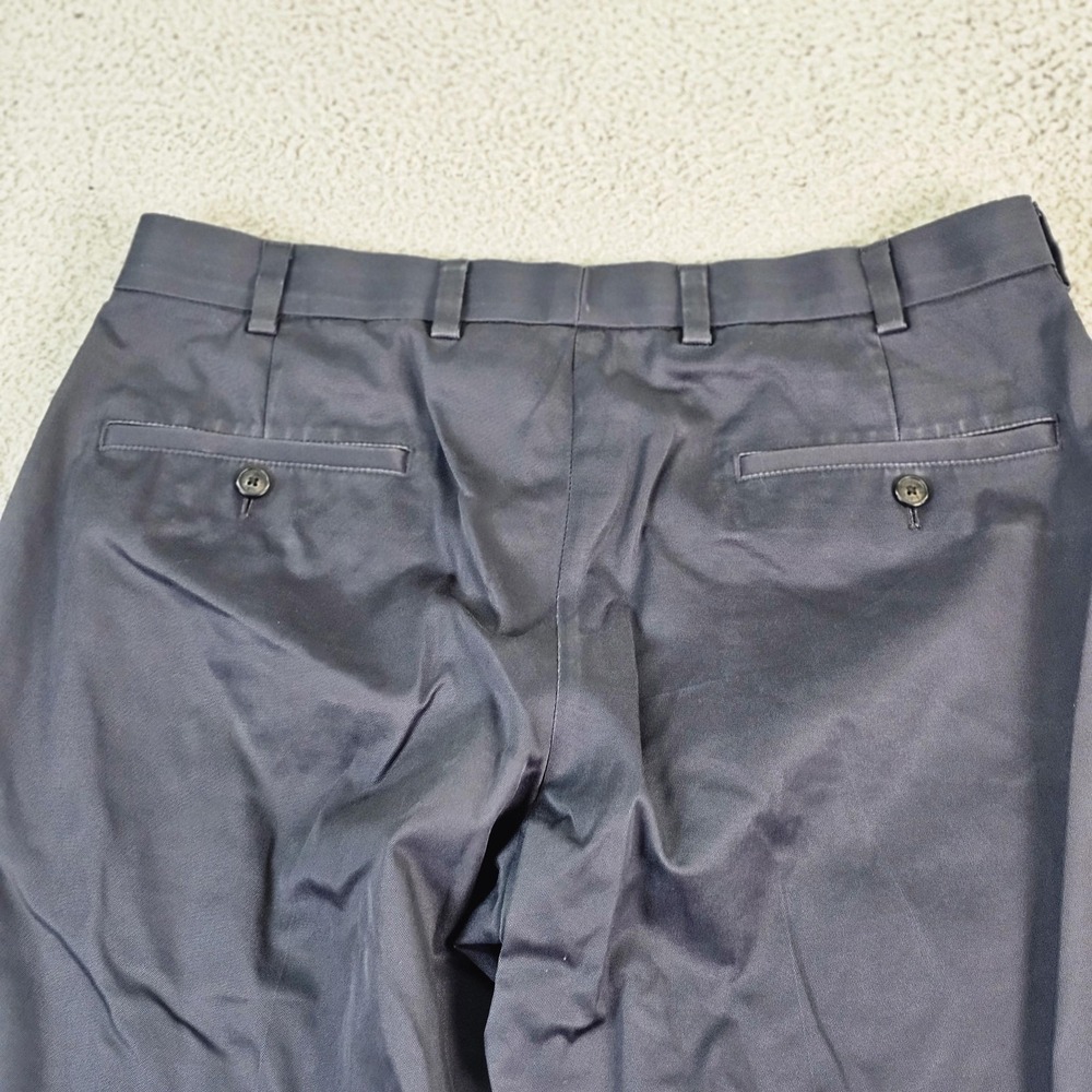 Brooks Brothers Clark Fit Advantage Chino Pants Mens 34x30 Gray Stretch - Picture 10 of 11